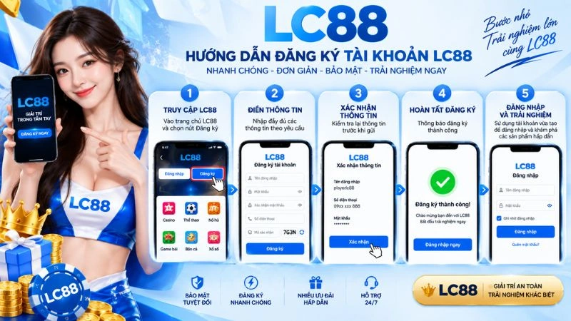 Hướng dẫn đăng ký tài khoản LC88